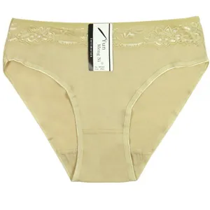 Yun Meng Ni Sexy Underwear Waist Lace Briefs Fat Women Cotton Big Size Panties thumbnail-2