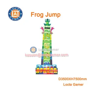 Zhongshan Amusement Park Equipment, 6 Seat Frog Jump, Drop Ride Hopper Fall Tower, Kiddie Rides, Earn Money thumbnail-1