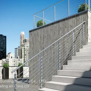 Stainless Steel Balustrade Rod Railing Post thumbnail-4