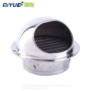 Stainless Steel Wall Air Vent Bathroom Extractor Outlet Grille Louvres thumbnail-1