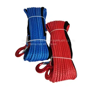 RECOMEN Factory Supply Synthetic Winch Rope for ATV UTV SUV With Thimble 28 Meters Long on Sale thumbnail-3