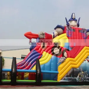 2020 New Design Space Theme Super Robot War Inflatable Slide on Sale thumbnail-1