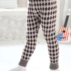 Unisex Cotton Casual Pants Children's Cashmere Trousers Kids Plaid Trousers Children's Pants thumbnail-4