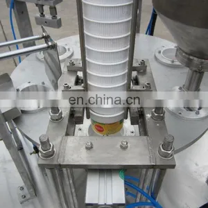 Rotary Type Automatic Cup Sealing Machine for Bubble Tea Plastic Sealing Machine Price thumbnail-3