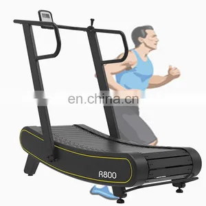 Curved Treadmill & Air Runner Woodway Running Machine With Resistance Bar Treadmill for Home and Gym Use Self-powered Equipment thumbnail-1