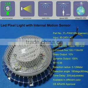 New Hot!!! High Power 12W Led Pixel Light With Internal Motion Sensor thumbnail-1