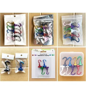 Colorful Strong Heavy Duty Magnet Hook Neodymium Swivel Magnetic Hooks Magnet thumbnail-5