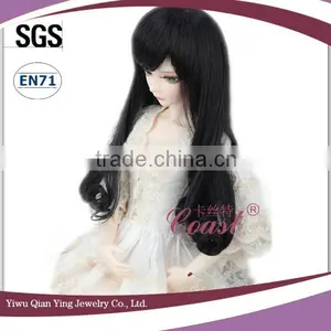 Long Synthetic Black Curly Bjd Pullip Doll Wigs thumbnail-2