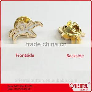 Flower Shape Metal Lapel Pin thumbnail-2