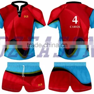 Latest Plus Size Unique Design Rugby Jersey Uniform for College Student Competition Quality Choice thumbnail-4