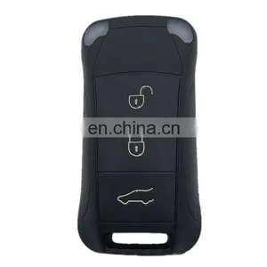 3 Buttons Flip Remote Control Car Key Shell Cover Case Fob For Porsche Key Cayenne 2004-2011 thumbnail-1