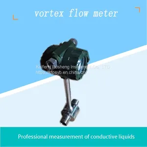 External Thread Type DN40 Natural Gas Flowmeter Vortex Flowmeter Air Flowmeter Price thumbnail-1