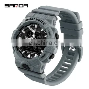SANDA 3030 Multi-functional Ladies Brand Digital Watches Alarm Waterproof Luminous Chronograph Fashion Girls Wrist Watches thumbnail-3