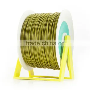 Pla 3d Printer Material Mustard Yellow Filament With the New Spool Convertible Into a Coat Hanger. Spool Holder Included. thumbnail-2