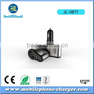 Promotional Customized USB Car Charger Cheap Wholesale Colorful Dual USB Car Charger for Cell Phone thumbnail-3
