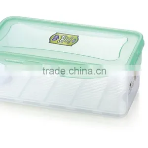 Hot Selling CLEAR Airtight Square Plastic Microwave Lunch Box thumbnail-1