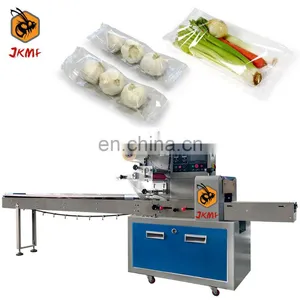 JKMF Automatic Seasoning Dry Vegetable Pillow Packing Machine Onion Ginger Packing Machine Garlic Packing Machine thumbnail-1