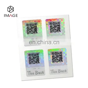 3d Dynamic Laser Holographic Anti-counterfeiting Label With Unique QR Code Printing thumbnail-1