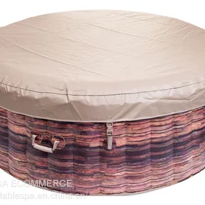 YJ6 Series 6-Person SPA Round D2080mm With Built-in Electric Box W/o JET Pump thumbnail-3