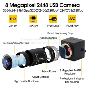 USB Webcam CCTV Security Mini Camera High Speed Indurstrial Camera thumbnail-1