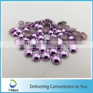 Lt.purple Korean Hot Fix Metal Dome Studs thumbnail-1
