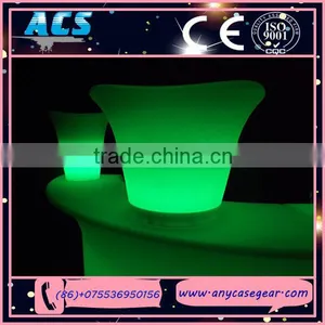 ACS RGB Color Changing Large Capacity Bar Led Ice Bucket for Sale thumbnail-2