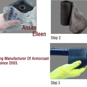 Cable Connection Armor Wrap Structure Materials Fiberglass Armour Wrap For Cable Jacket Repair thumbnail-2