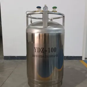 Laboratory Stainless Steel Liquid Nitrogen Tank Self Pressurization Tank YDZ-100 Price Discount thumbnail-1