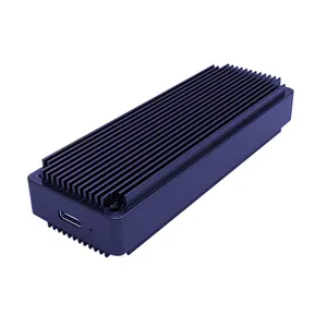 M2 Solid-State Drive Box Sata NVMe SSD Dual Protocol 10Gbps High Speed NVMe M.2 Portable Hard Drive Case SSD Enclosure thumbnail-5
