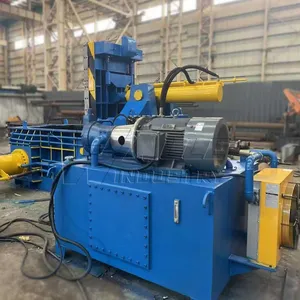 Vertical Liquid Waste Press Corrugated Paper Recycling Equipment Plastic Recycling Baler thumbnail-5