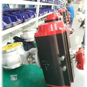 V-Type Ball Valve With DN25-600mm Size Range and Flanged Connection for Industrial Automation Systems thumbnail-4