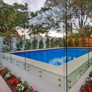 Tempered Glass Safety 6mm 8mm 10mm 12mm for Pool Fence / Balustrade / Railing / Stair / Floor / Tempered Glass for Swimming Pool Fencing thumbnail-2