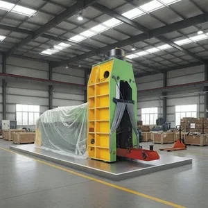 1000Ton Heavy Duty Scrap Light Metal Baler Shear High Capacity With Side Compression thumbnail-1