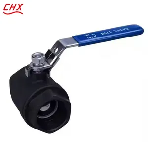 ANSI API Ball Valve Full Ball 2 Piece 2in Carbon Steel Internal Thread Handle Operation 1000 WOG Industrial Pipeline Valve thumbnail-6