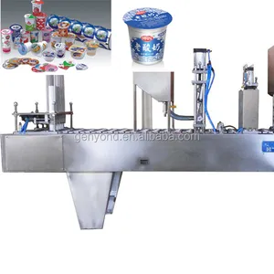Water Cup Filling and Sealing Machine/Mineral Water Cup Filling and Sealing Machine/Sauce Cup Filling Sealing Machine thumbnail-2