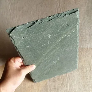 Natural Green Slate Roofing, Green Roof Slate Tiles, Green Natural Stone Tiles, Green Shale Tiles thumbnail-2