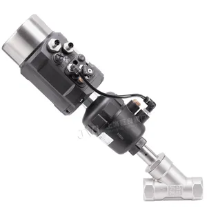 JL2001-J3 / Pneumatic Plastic Actuator Angle Seat Valve thumbnail-1