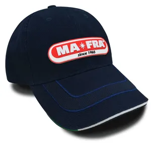 New Fashion Custom PVC Patch Logo 5 Panel Waterproof Polyester Sport Golf Hat,Laser Cut Perforated Dad Gorras,Rope Baseball Cap thumbnail-1