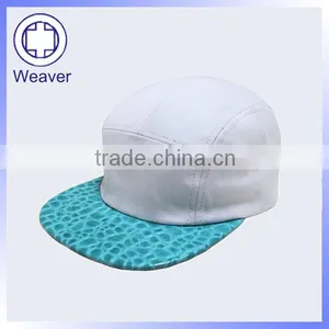 Custom 5-panel Adjustable Yupoong Snapback Cap / Wholesale New Distressed Cap thumbnail-2