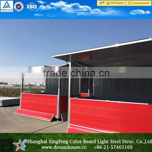 Cheap Modern Prefab Container Food Snack Pizza House/ Modern Prefab House Designs Food Kiosk Prefab Houses thumbnail-1