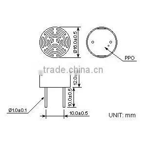 High Quality Open Structure Ultrasonic Sensor NU40C16T/R-2 thumbnail-2
