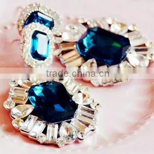 China Jewelry Wholesale Gemstone Earring 925 Sterling Silver Luxury Jewelry thumbnail-3