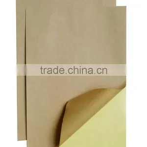 A4 Size Kraft Paper Self Adhesive Sticker/Paper thumbnail-1