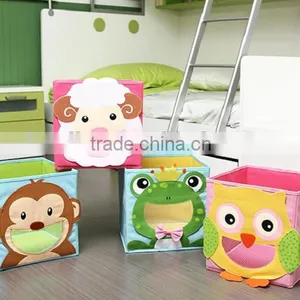 Creative Smiling Face Cartoon Animal Kids Storage Organizer Toy Drawer Storage Box Trade Assurance Supplier thumbnail-3