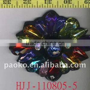MULTICOLOR New Fashion Arylic Stone Patch Applique thumbnail-1