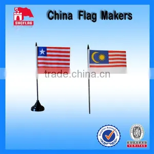 Custom National Table Flag Pole For Promotion thumbnail-1
