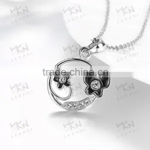 Factory Outlet White Gold Plated Necklaces / Tin Alloy 18k Necklace Chain thumbnail-1