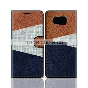 Shenzhen KVQ Factory Exclusive Design Luxury Jeans Wallet Case for Sony Z5 Compact thumbnail-2