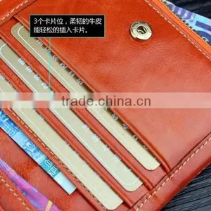 Top Quality Soft Genuine Leather Wallet 4 Colors thumbnail-3