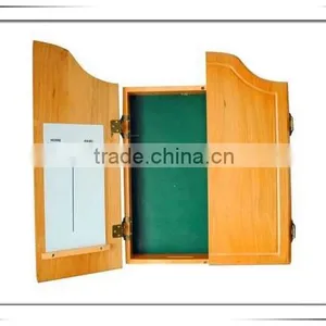 Solid Wood Dart Board Cabinet thumbnail-1